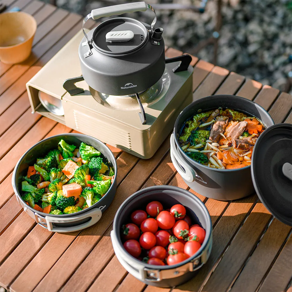 Naturehike Matsuhisa 4-7 People Kochtöpfe, Grey, One Size Naturehike Matsuhisa 4-7 People Kochtöpfe, Grey, One Size