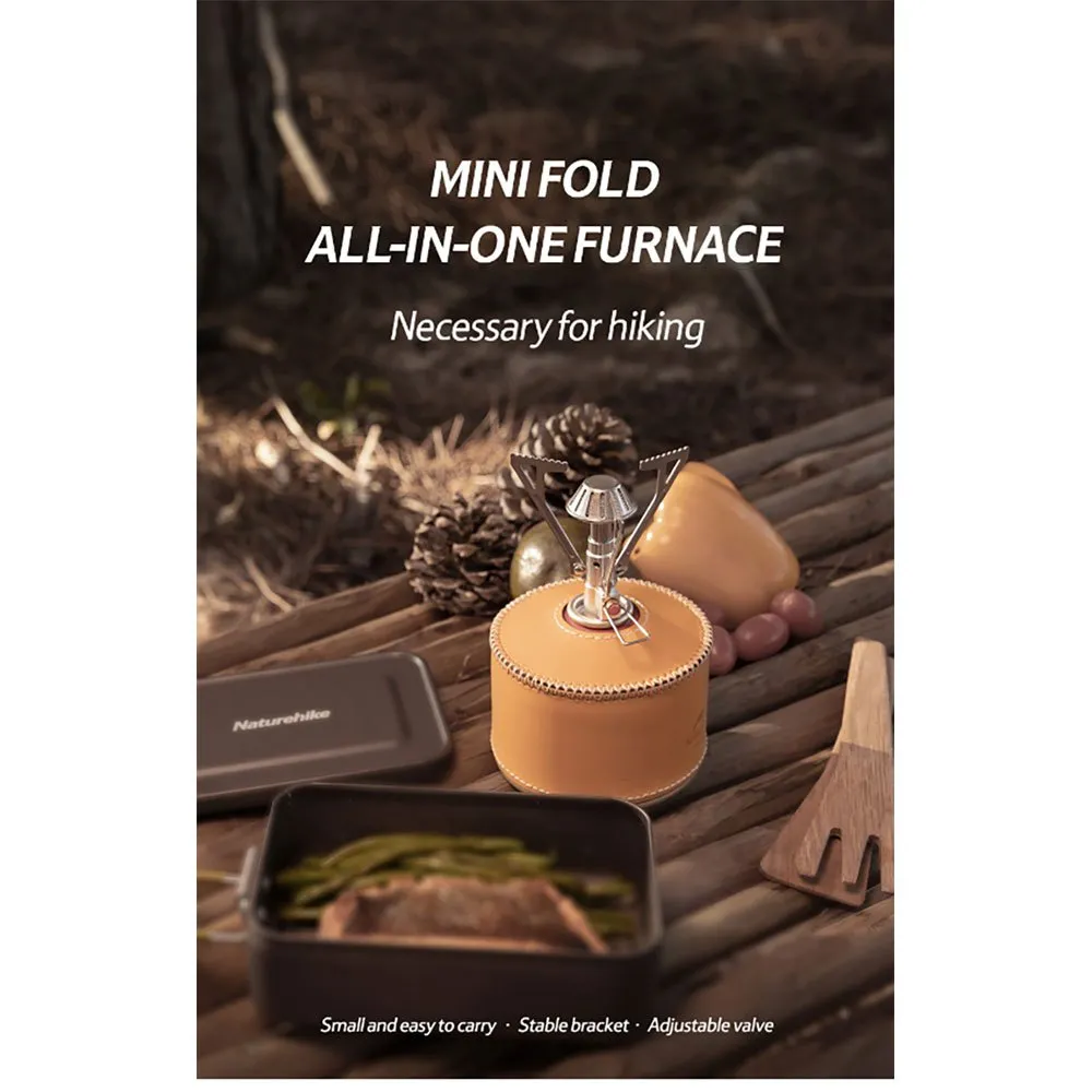 Naturehike Pierre Campingkocher, Silver, One Size Naturehike Pierre Campingkocher, Silver, One Size