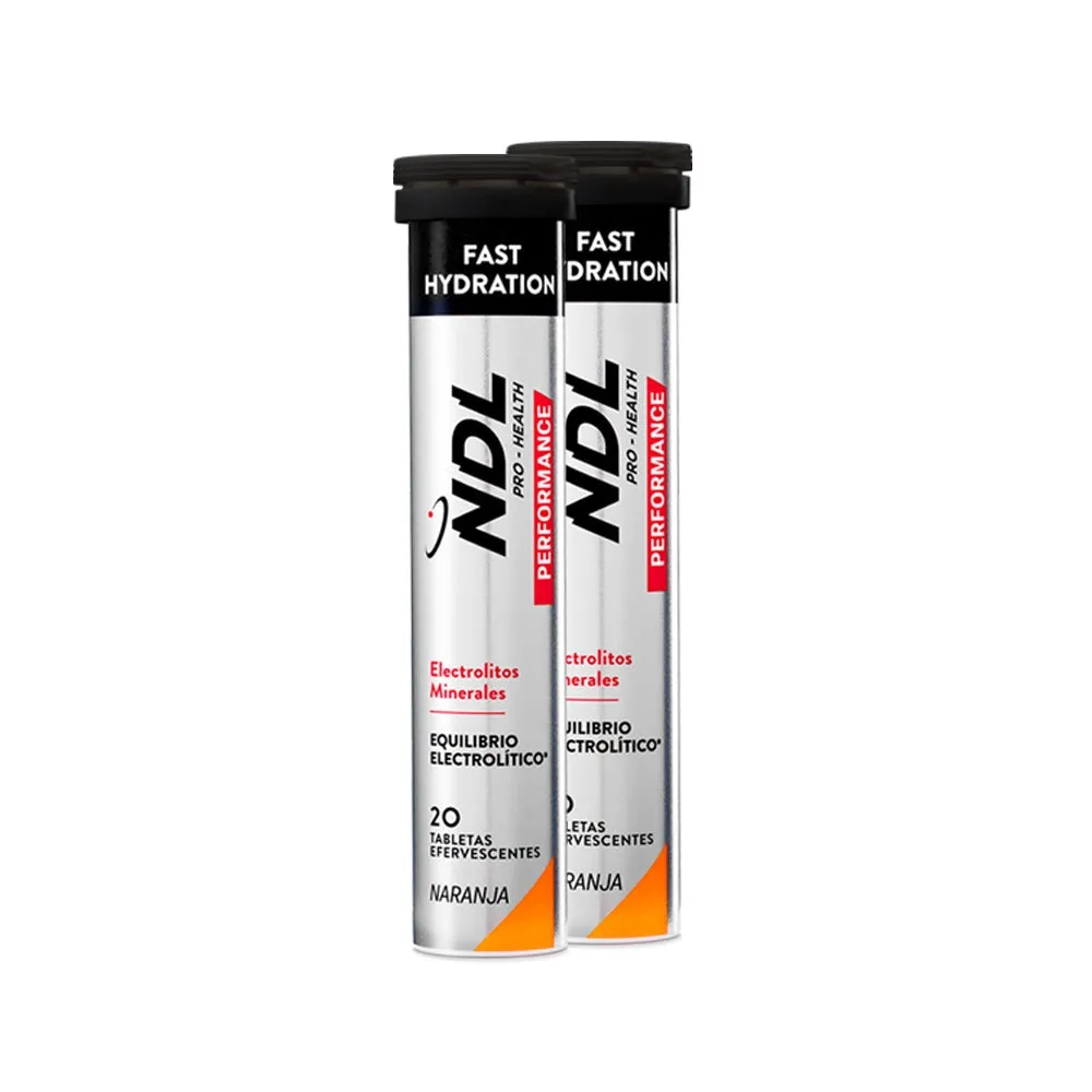 Ndl Pro Health Fast Hydration Duplo Tabletten Orange 40 Einheiten, One size Ndl Pro Health Fast Hydration Duplo Tabletten Orange 40 Einheiten, One size