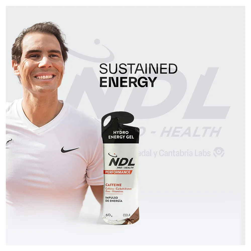 Ndl Pro Health Hydro Energy Gel+caffeine Schachtel Mit Energiegelen Cola 60g 12 Einheiten, One size Ndl Pro Health Hydro Energy Gel+caffeine Schachtel Mit Energiegelen Cola 60g 12 Einheiten, One size