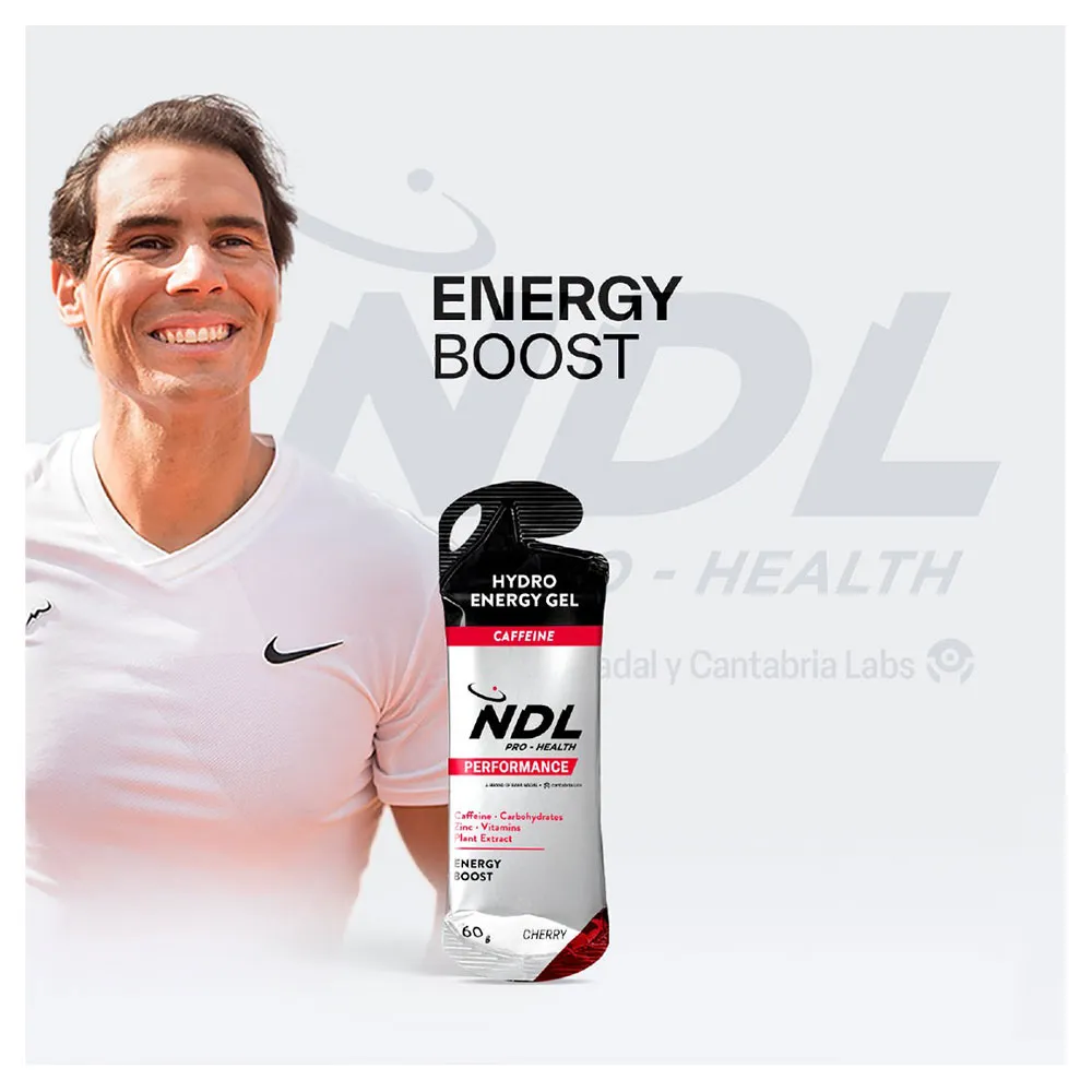 Ndl Pro Health Hydro Energy Gel+caffeine Schachtel Mit Energiegelen Kirsche 60g 12 Einheiten, One size Ndl Pro Health Hydro Energy Gel+caffeine Schachtel Mit Energiegelen Kirsche 60g 12 Einheiten, One size