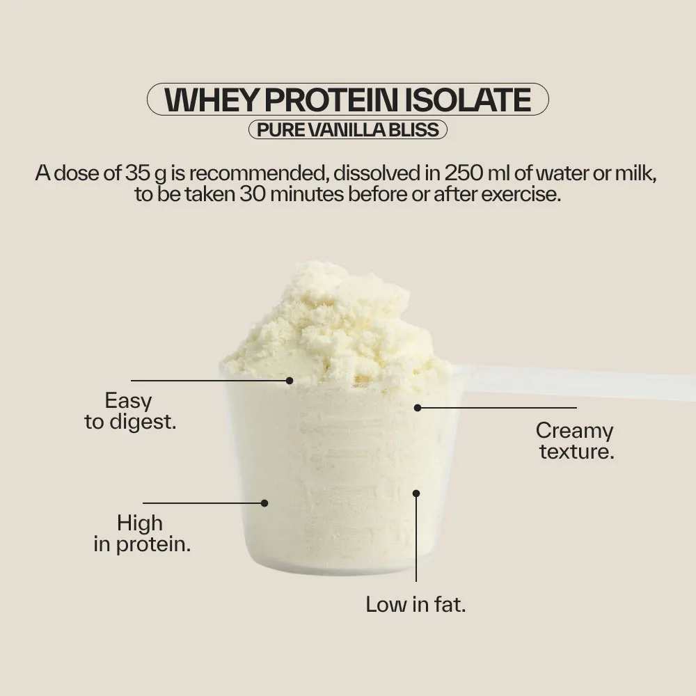 Ndl Pro Health Whey Protein Isolate Proteinpulver Vanille 1kg, One size Ndl Pro Health Whey Protein Isolate Proteinpulver Vanille 1kg, One size