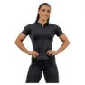 Nebbia Zipper Intense Ultimate Gold Compression Kurzarm-baselayer