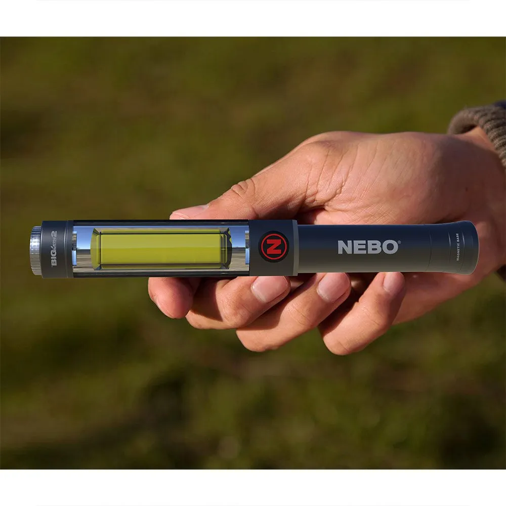 Nebo Tools Big Larry 2-cob Taschenlampe, Black, 500 Lumina Nebo Tools Big Larry 2-cob Taschenlampe, Black, 500 Lumina