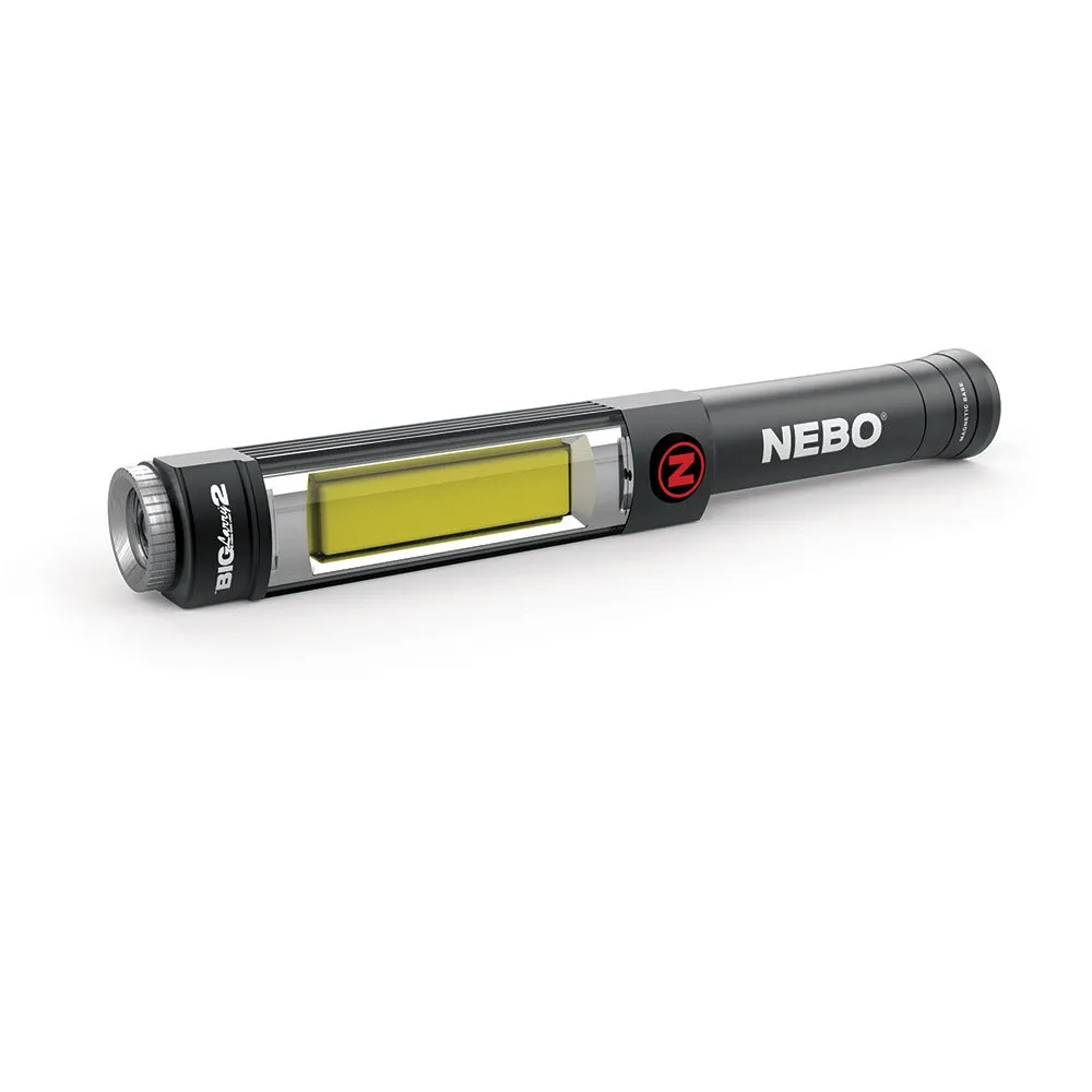 Nebo Tools Big Larry 2-cob Taschenlampe, Black, 500 Lumina Nebo Tools Big Larry 2-cob Taschenlampe, Black, 500 Lumina