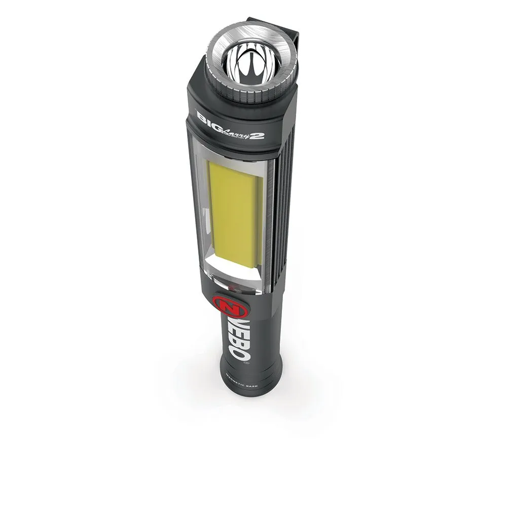 Nebo Tools Big Larry 2-cob Taschenlampe, Black, 500 Lumina Nebo Tools Big Larry 2-cob Taschenlampe, Black, 500 Lumina