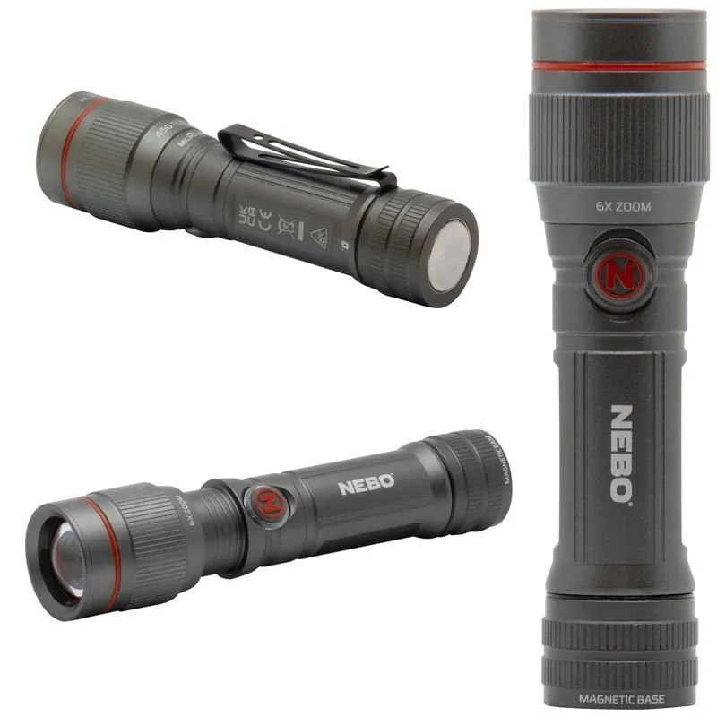 Nebo Tools Flex Taschenlampe, Grey, 450 Lumina Nebo Tools Flex Taschenlampe, Grey, 450 Lumina