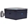 Netspa Octopus 193x73 Cm Heiß Aufblasbare Badewanne Mit Außenpaneelen unisex, Dark, 1000L