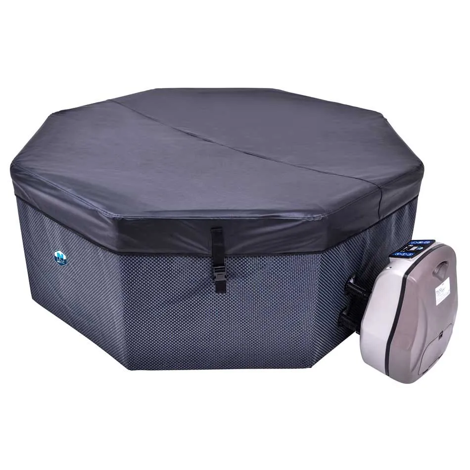 Netspa Octopus 193x73 Cm Heiß Aufblasbare Badewanne Mit Außenpaneelen unisex, Dark, 1000L Netspa Octopus 193x73 Cm Heiß Aufblasbare Badewanne Mit Außenpaneelen unisex, Dark, 1000L