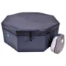 Netspa Octopus 193x73 Cm Heiß Aufblasbare Badewanne Mit Außenpaneelen unisex, Dark, 1000L