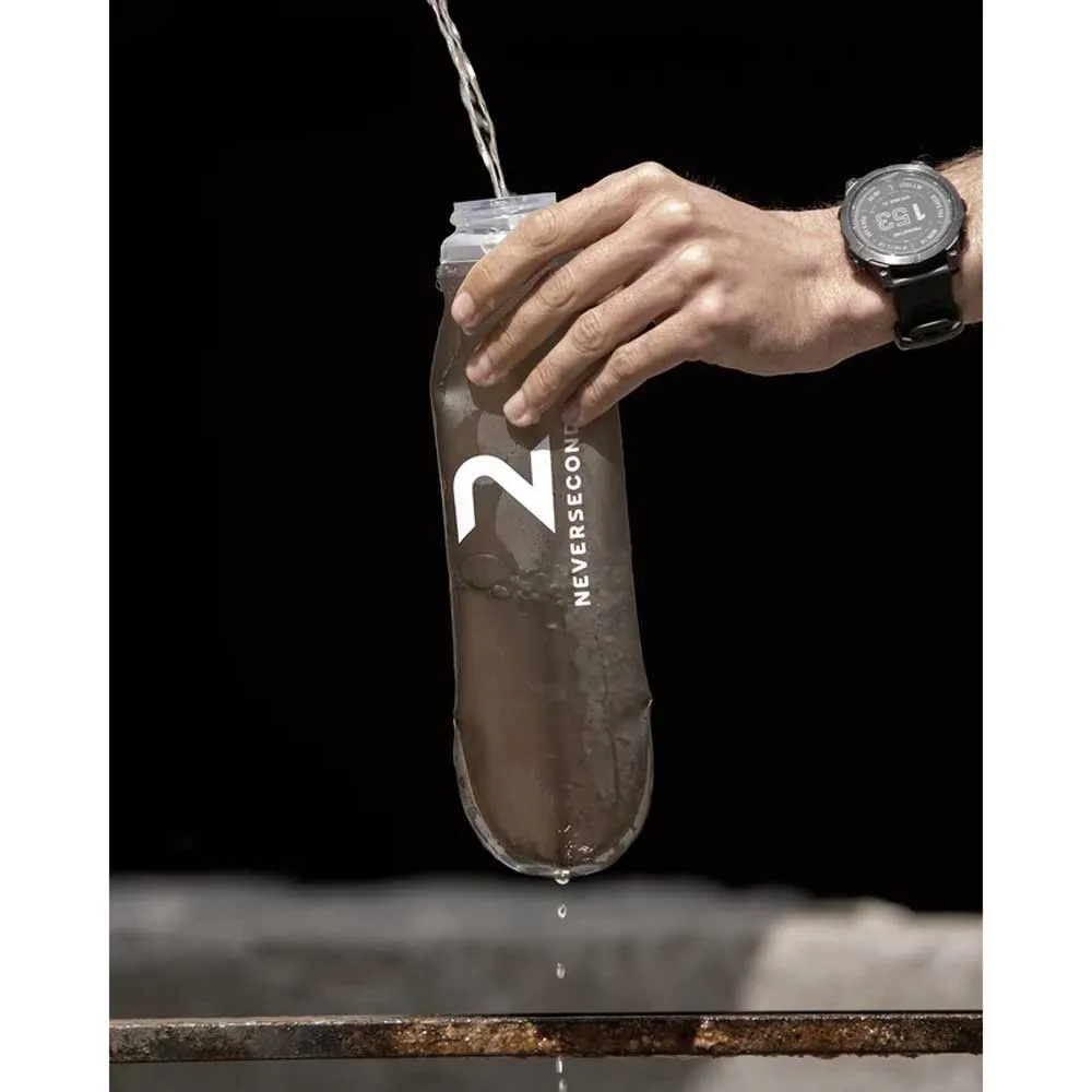 Neversecond 500ml Softflask, Grey, One Size Neversecond 500ml Softflask, Grey, One Size