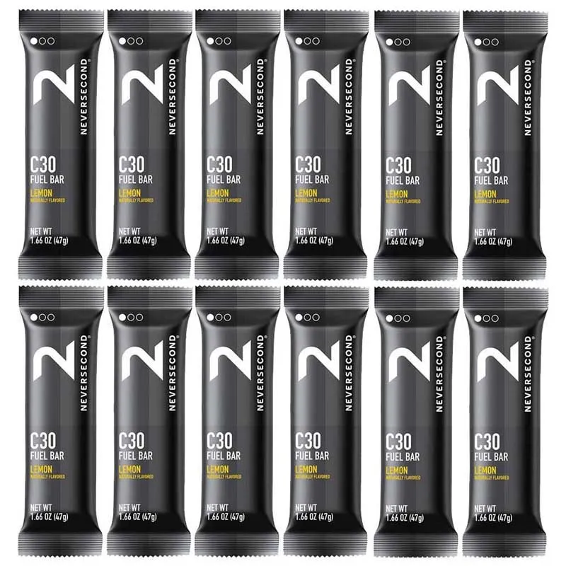 Neversecond C30 Fuel Energie-riegel-box Zitrone 45g 12 Einheiten, Multicolor, One Size Neversecond C30 Fuel Energie-riegel-box Zitrone 45g 12 Einheiten, Multicolor, One Size
