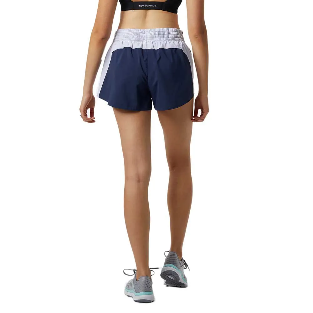New Balance Accelerate 2.5 ´´ Kurze Hose female, Natural indigo New Balance Accelerate 2.5 ´´ Kurze Hose female, Natural indigo