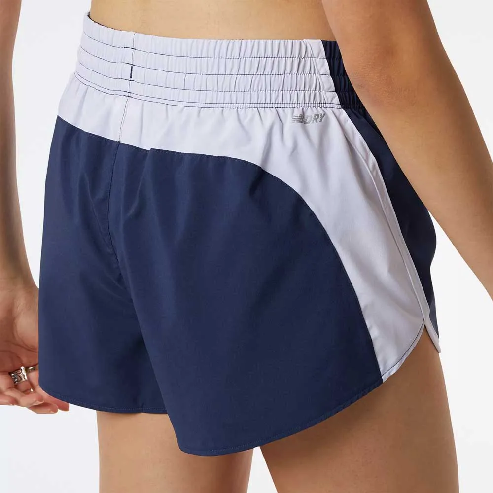 New Balance Accelerate 2.5 ´´ Kurze Hose female, Natural indigo New Balance Accelerate 2.5 ´´ Kurze Hose female, Natural indigo