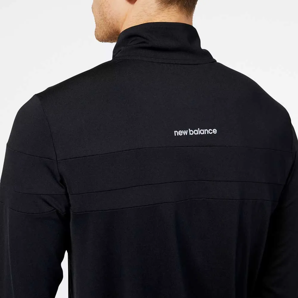 New Balance Accelerate Reißverschlusspullover male, Black New Balance Accelerate Reißverschlusspullover male, Black