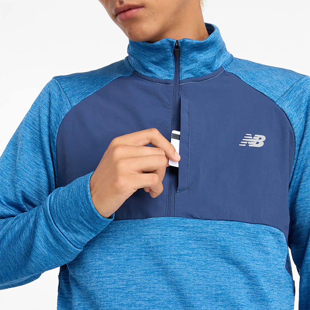 New Balance Athletics Heat Grid Halbreißverschluss-langarm-t-shirt New Balance Athletics Heat Grid Halbreißverschluss-langarm-t-shirt