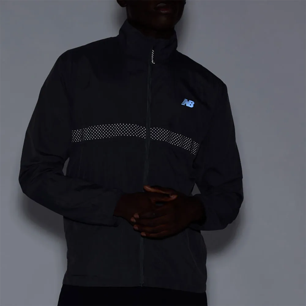 New Balance Athletics Reflective Packable Jacke