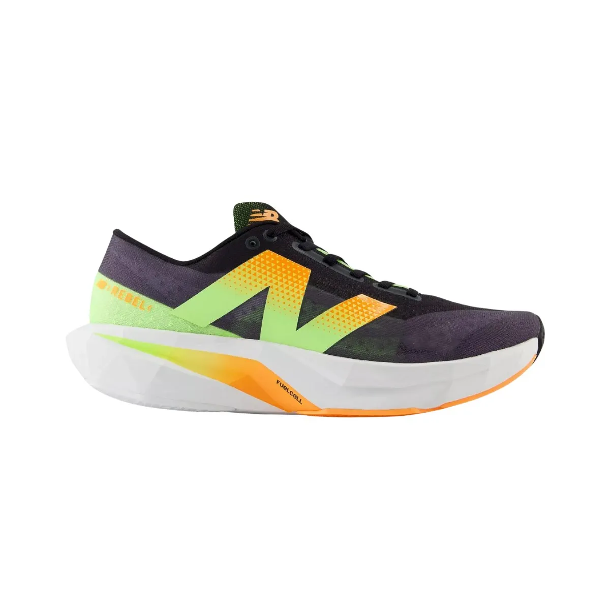 New Balance FuelCell Rebel Schuhe, Schwarz orange grün New Balance FuelCell Rebel Schuhe, Schwarz orange grün