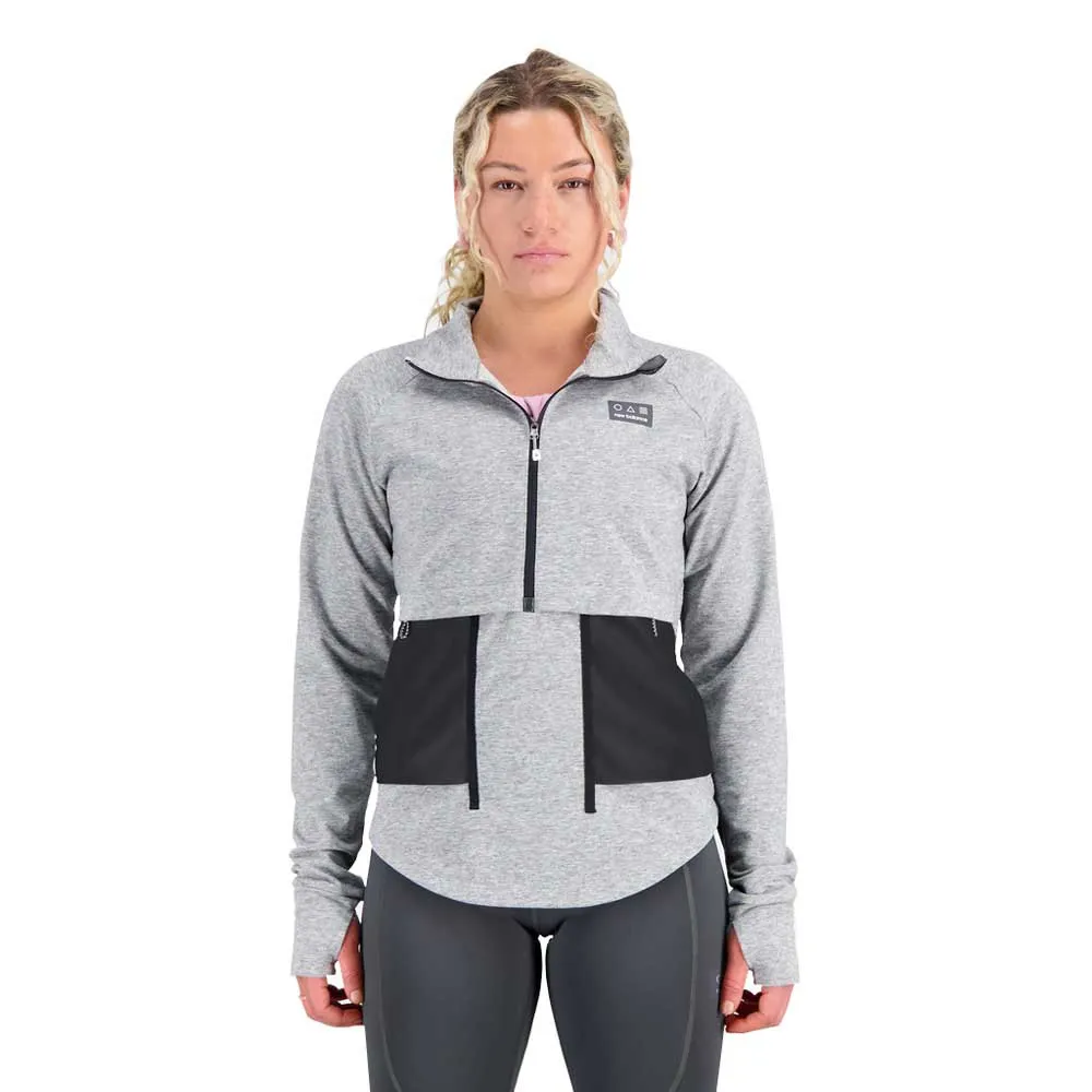 New Balance Impact At Spinnex Halbreißverschluss-sweatshirt female