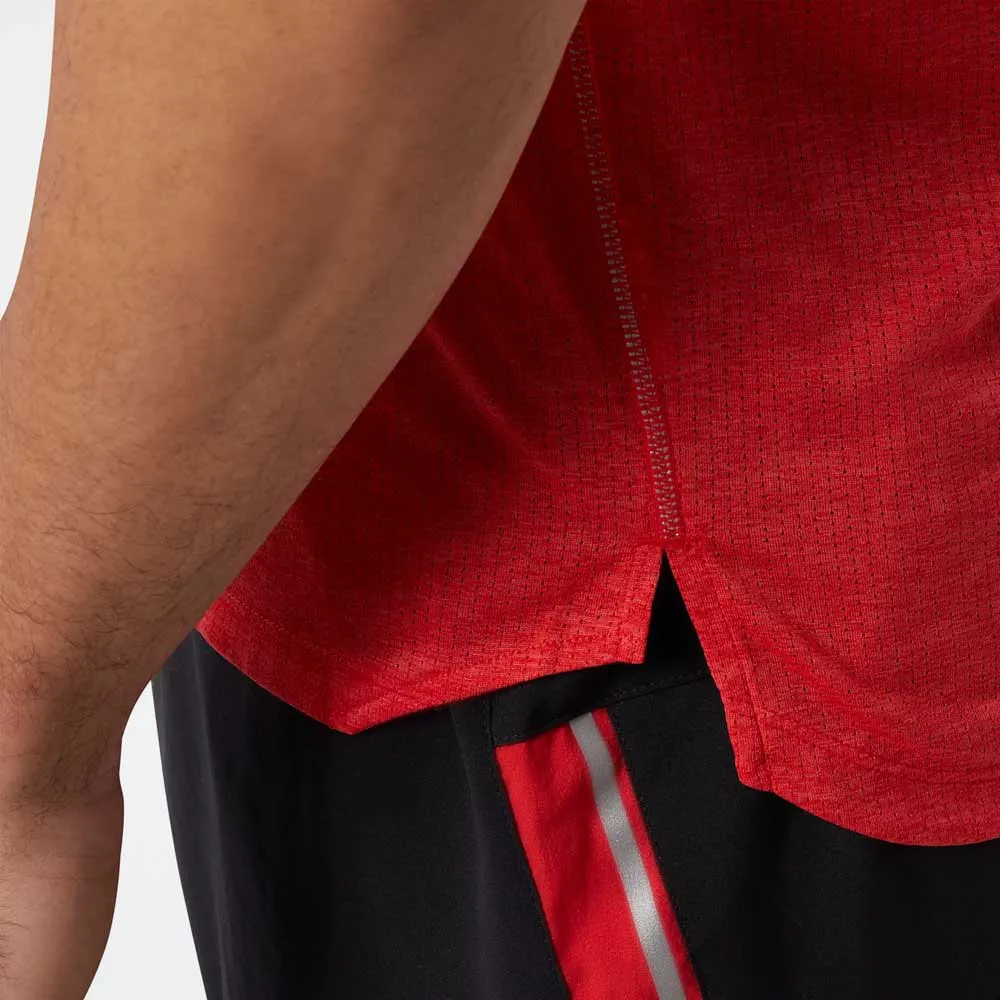 New Balance Impact Kurzarm-t-shirt male, True red heather New Balance Impact Kurzarm-t-shirt male, True red heather