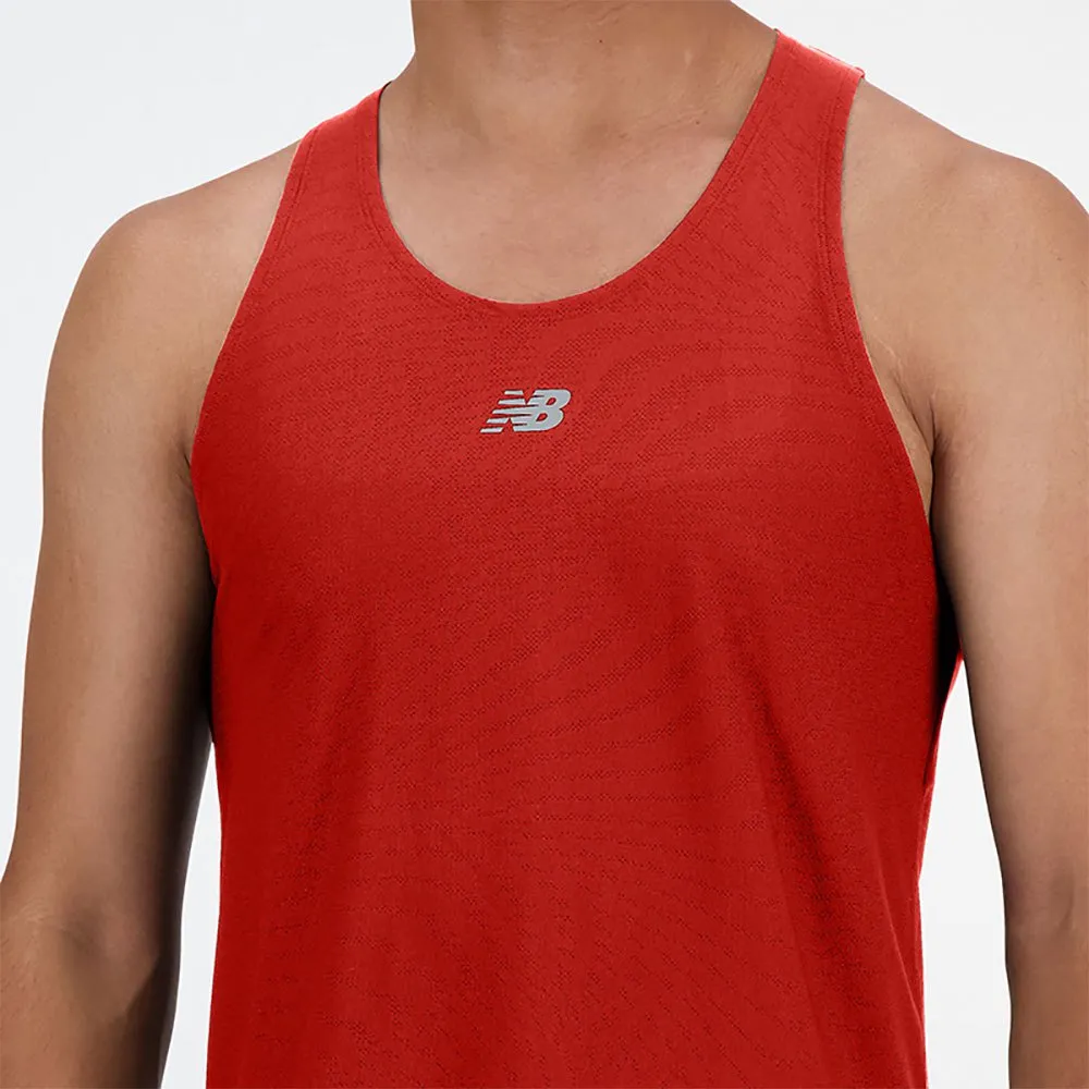 New Balance Jacquard ärmelloses T-shirt male