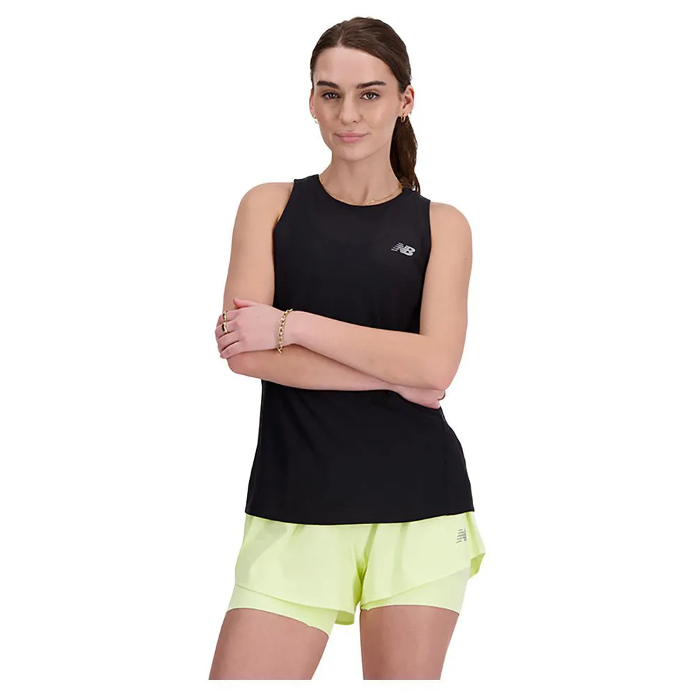 New Balance Jacquard Slim ärmelloses T-shirt female
