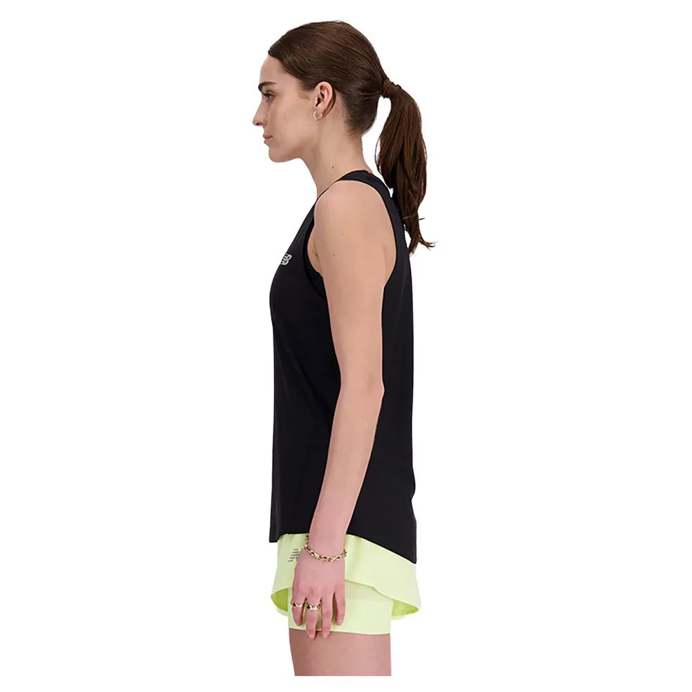 New Balance Jacquard Slim ärmelloses T-shirt female