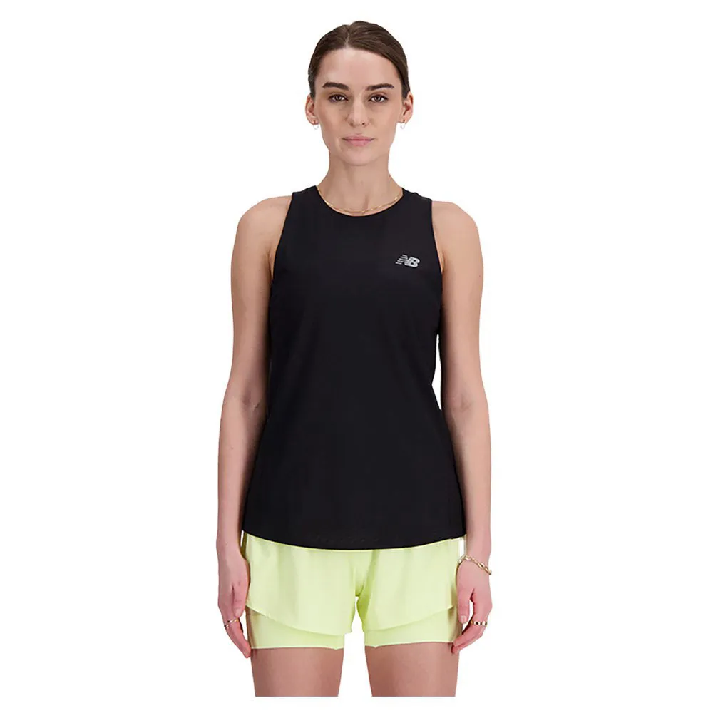 New Balance Jacquard Slim ärmelloses T-shirt female