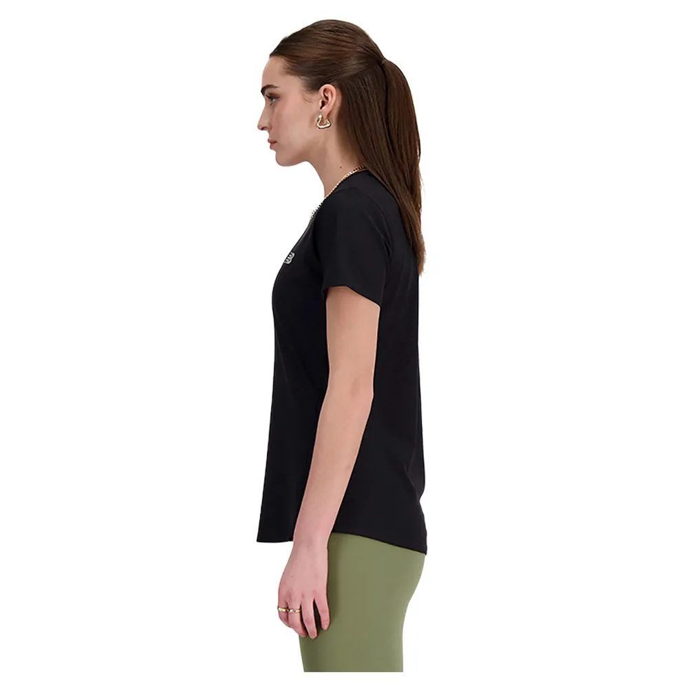 New Balance Jacquard Slim Kurzarm-t-shirt female