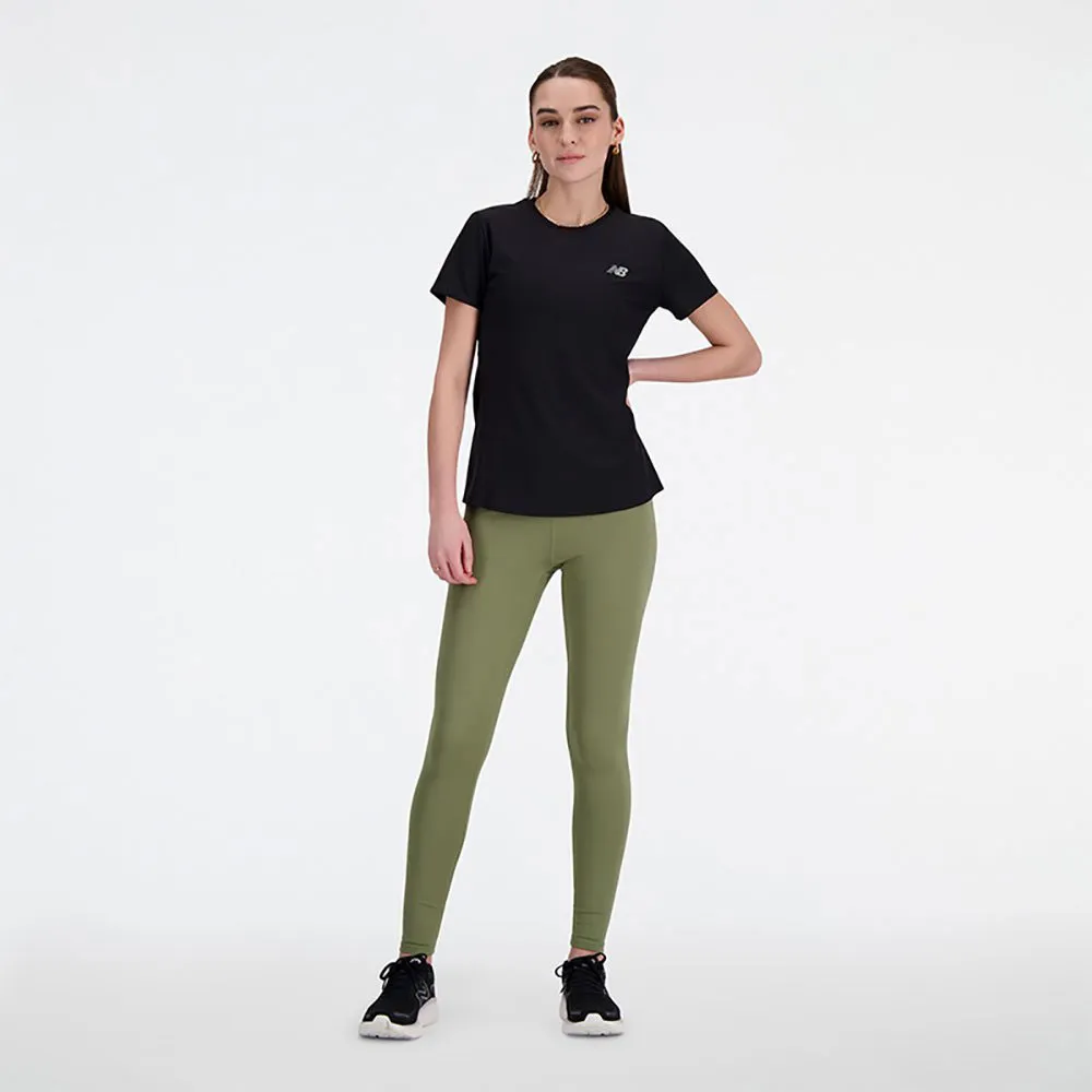 New Balance Jacquard Slim Kurzarm-t-shirt female