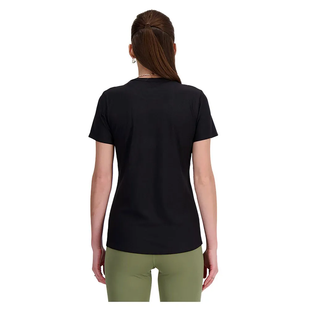 New Balance Jacquard Slim Kurzarm-t-shirt female