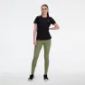 New Balance Jacquard Slim Kurzarm-t-shirt female