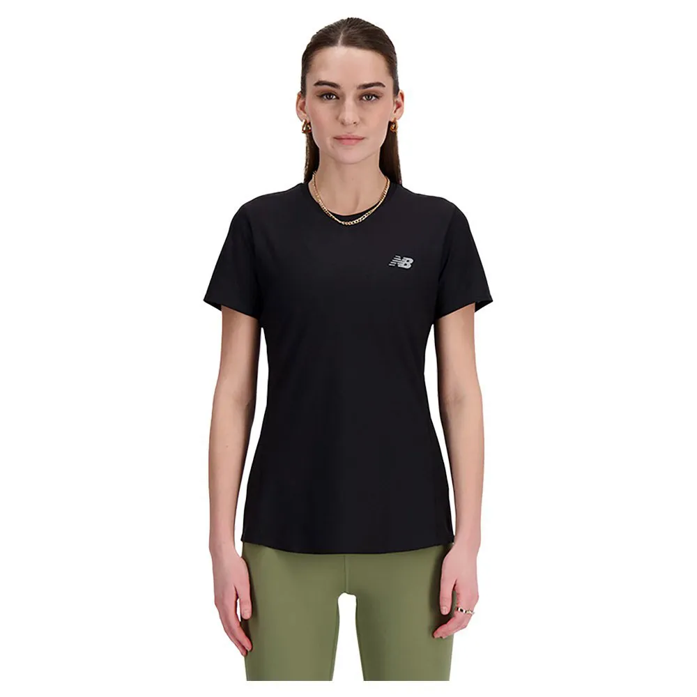 New Balance Jacquard Slim Kurzarm-t-shirt female