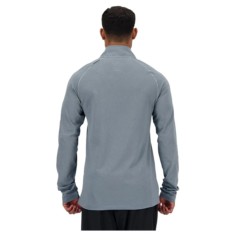 New Balance Mt41083 Halbreißverschluss-langarm-t-shirt male