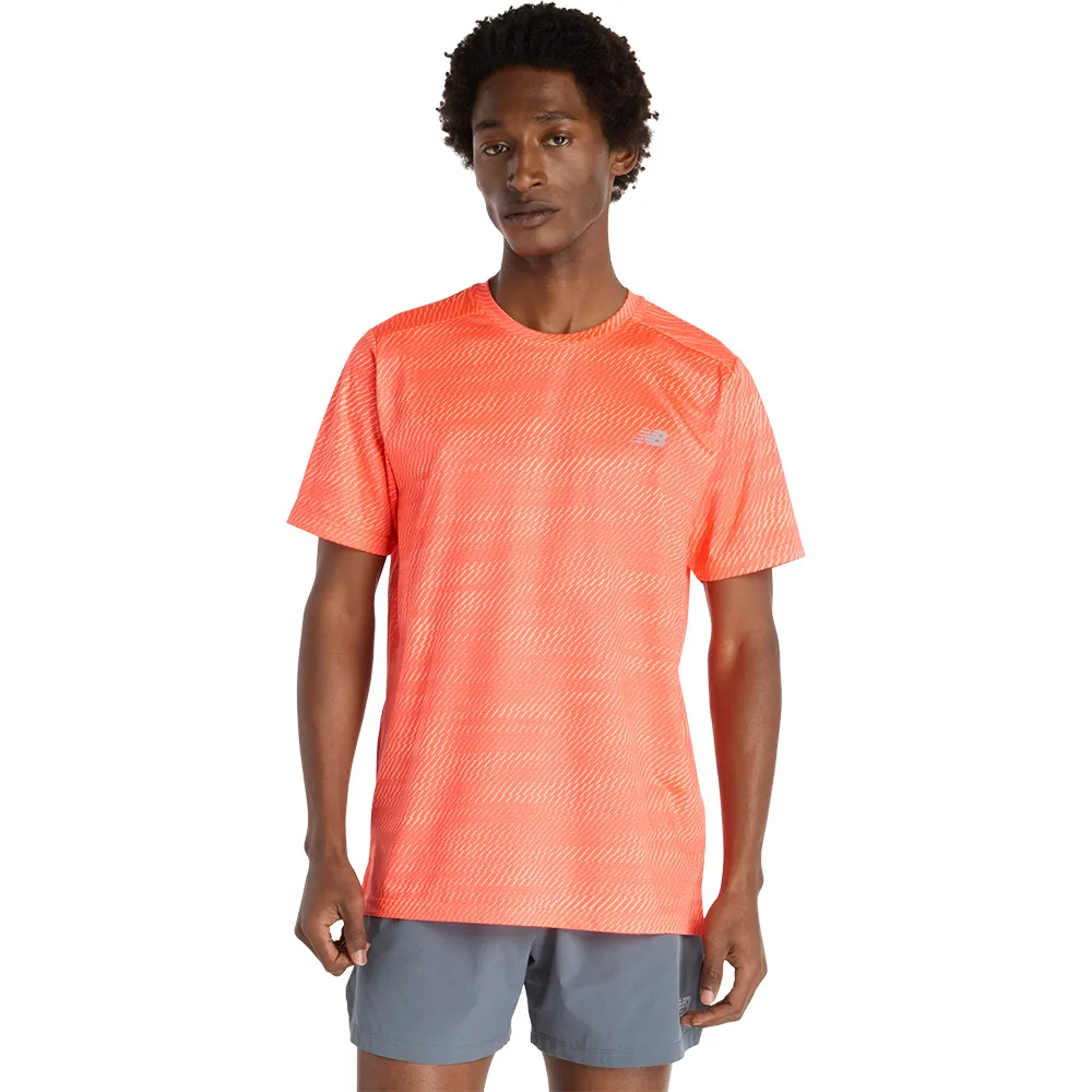 New Balance Mt53217 Kurzarm-t-shirt male