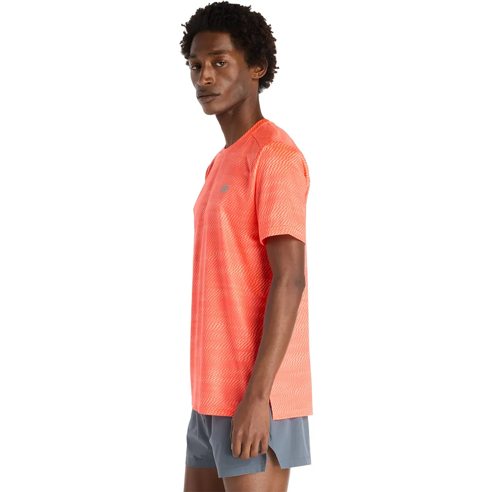 New Balance Mt53217 Kurzarm-t-shirt male