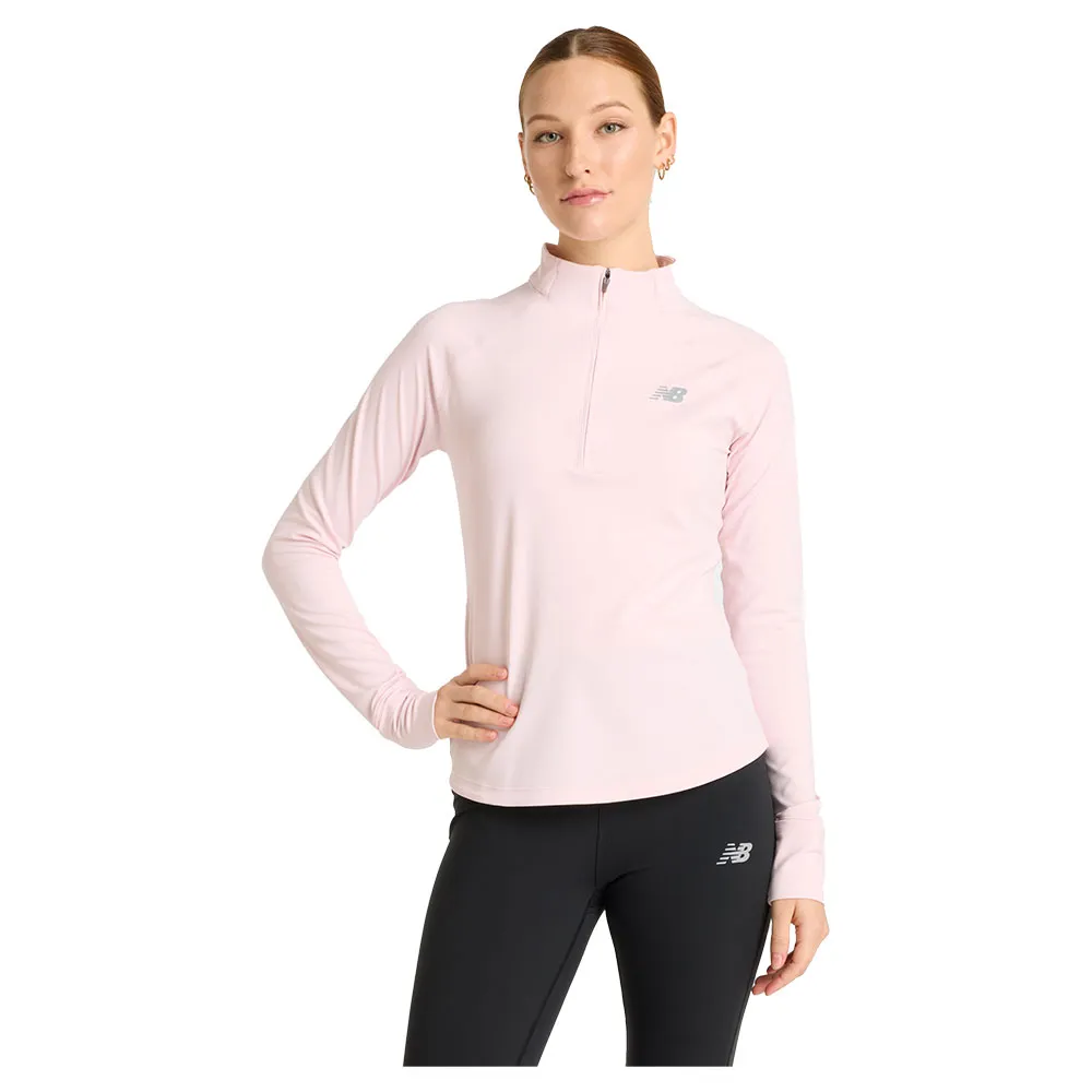 New Balance Nb Harmony Half Zip Langarm-t-shirt New Balance Nb Harmony Half Zip Langarm-t-shirt