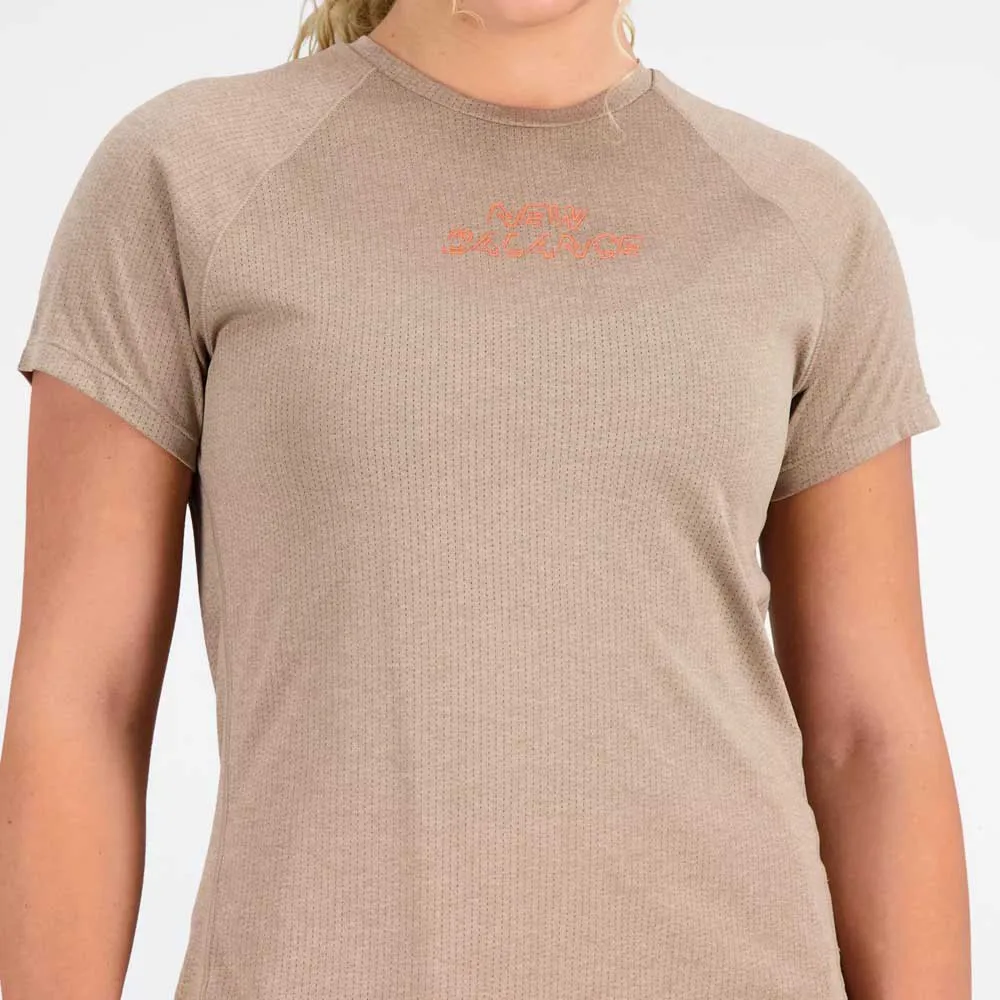 New Balance Printed Impact Kurzarm-t-shirt female New Balance Printed Impact Kurzarm-t-shirt female