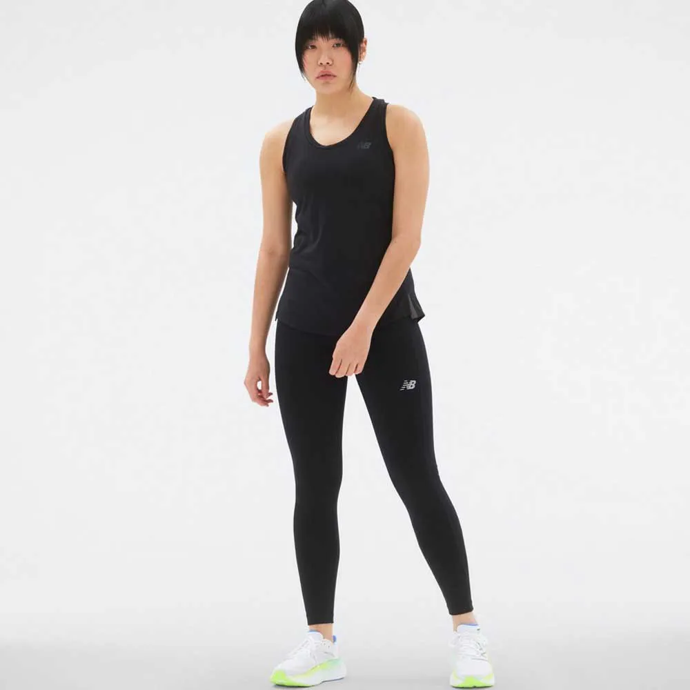 New Balance Q Speed Jacquard ärmelloses T-shirt female, Black New Balance Q Speed Jacquard ärmelloses T-shirt female, Black