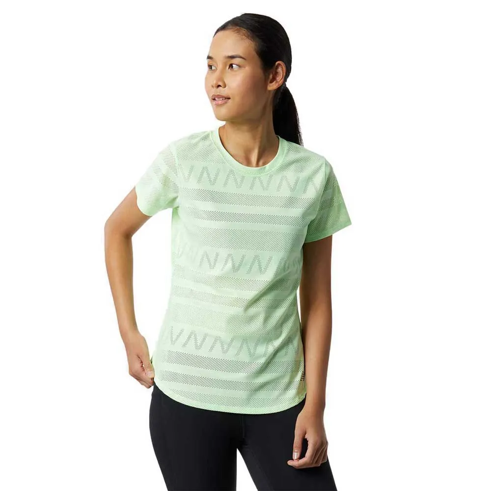 New Balance Q Speed Jacquard Kurzarm-t-shirt female