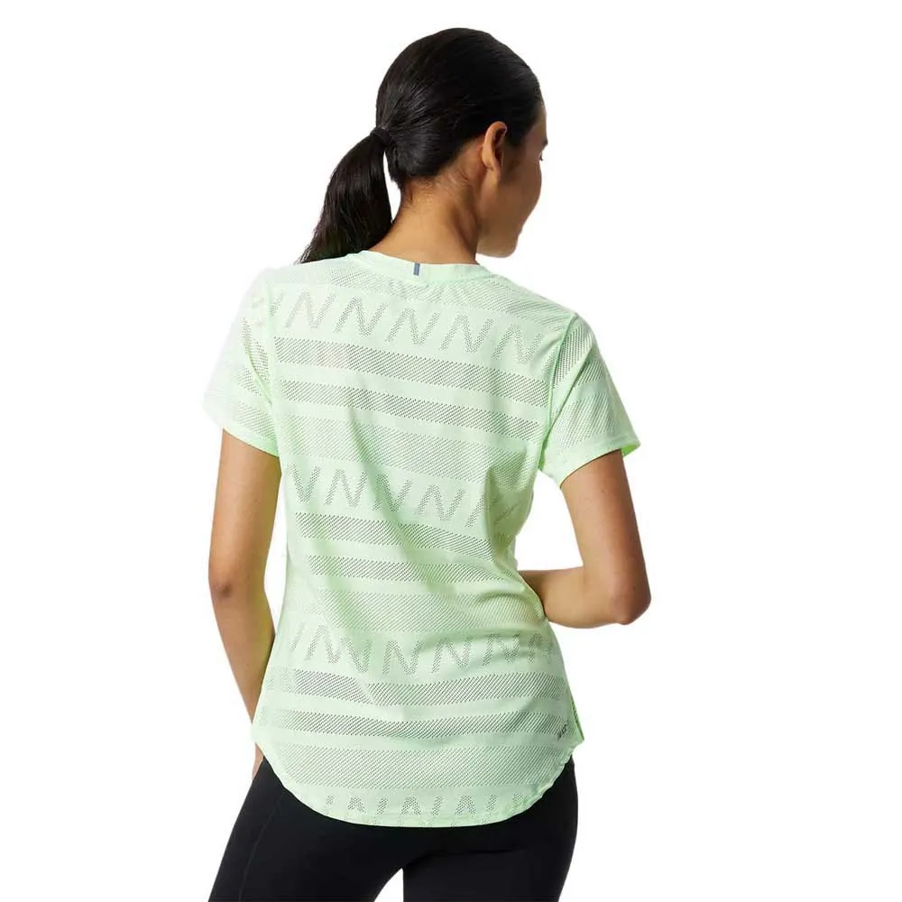 New Balance Q Speed Jacquard Kurzarm-t-shirt female