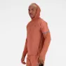 New Balance Q Speed Shift Sweatshirt male, Mahogany