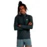 New Balance Space Dye Halbreißverschluss-langarm-t-shirt male