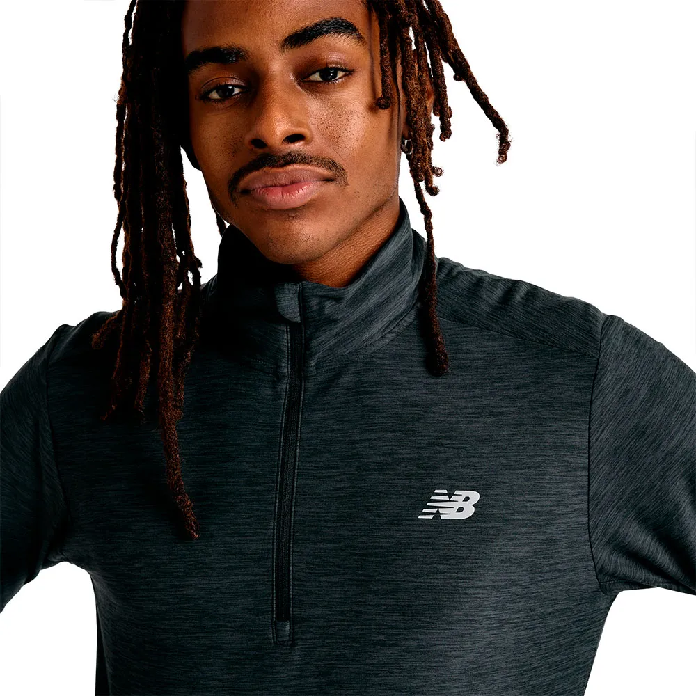 New Balance Space Dye Halbreißverschluss-langarm-t-shirt male New Balance Space Dye Halbreißverschluss-langarm-t-shirt male