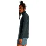 New Balance Space Dye Halbreißverschluss-langarm-t-shirt male