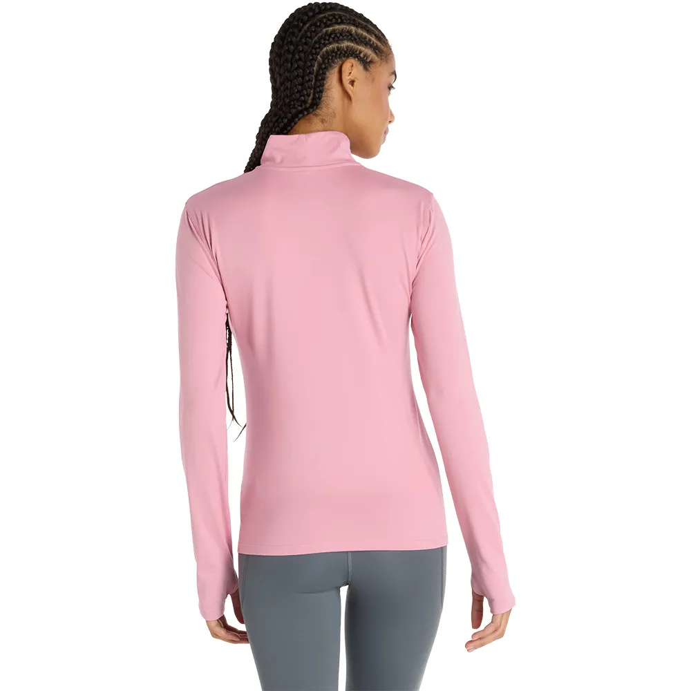 New Balance Sport Essentials Space Dye Halbreißverschluss-langarm-t-shirt female