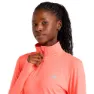 New Balance Sport Essentials Space Dye Halbreißverschluss-langarm-t-shirt female
