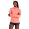 New Balance Sport Essentials Space Dye Halbreißverschluss-langarm-t-shirt female