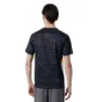 New Balance Striped Accelerate Kurzarm-t-shirt male, Black / orange