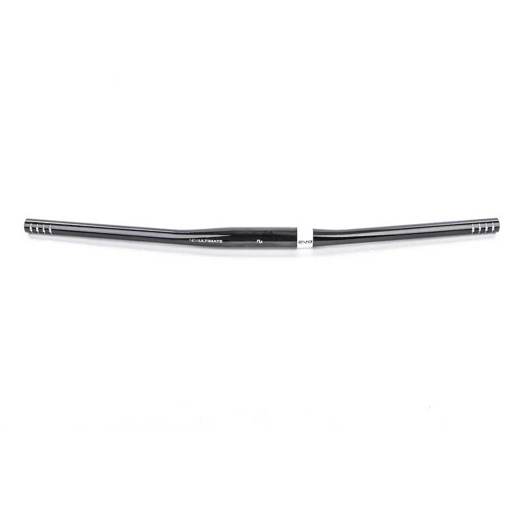 New Ultimate Evo Flatbar 8º Lenker, Gloss black / white, 31.8mm, 700mm New Ultimate Evo Flatbar 8º Lenker, Gloss black / white, 31.8mm, 700mm